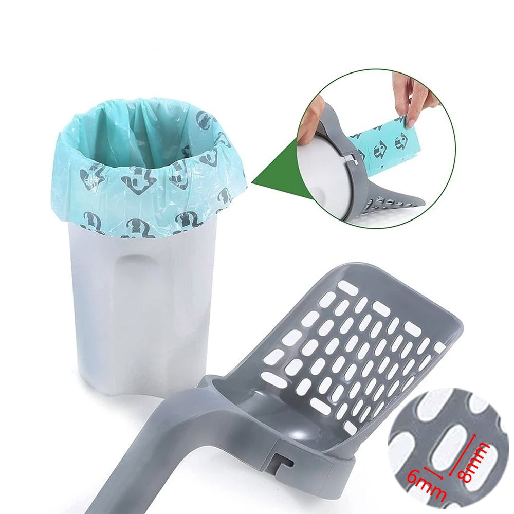 Cat Litter Shovel Scoop Filter Clean Toilet Garbage Picker Cat Litter Box Self Cleaning Cat Supplies Accessory - Premium all pets - Just $14.85! Shop now at Animal Bargain
