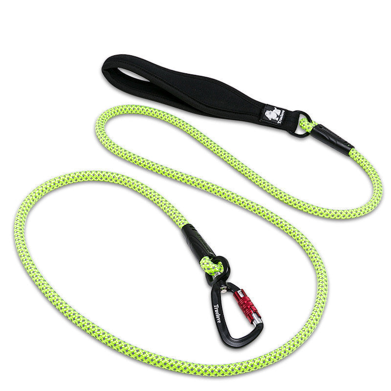 Big Dog Traction Rope Dog Leash Reflective Dog Walking Rope Round Rope Climbing Buckle - Premium all pets - Just $121.62! Shop now at Animal Bargain