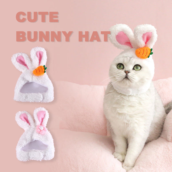Plush Cartoon Cat Dog Rabbit Ears Cute Easter Decoration Hat Head Cover Pets Products - Premium All Pets - Just $12.18! Shop now at Animal Bargain
