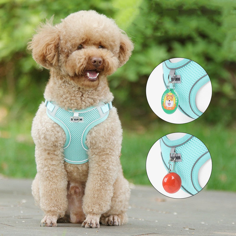 Dog Leash Teddy Breathable Pet Chest Strap - Premium all pets - Just $13.96! Shop now at Animal Bargain