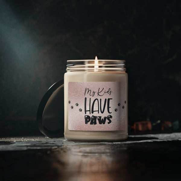My Kids Have Paws Scented Soy Candle, 9oz - Premium  - Just $28.16! Shop now at Animal Bargain