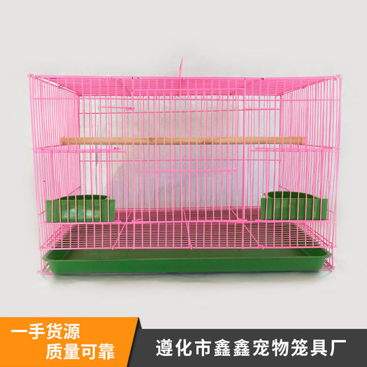 Factory Wholesale Iron Small Medium And Large Group Bird Cage Parrot Pigeon Cage Rabbit Cage Pet Cage Breeding Cage - Premium  - Just $17! Shop now at Animal Bargain