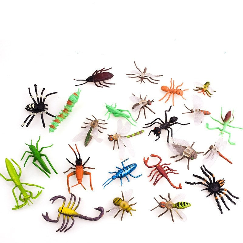 12Pcs Insect Spider Butterfly Fish Dinosaur Dog Cat Horse Figurine Farm Animal Model Action Figure Hot Toy Set For Children Gift - Premium all pets - Just $28.35! Shop now at Animal Bargain