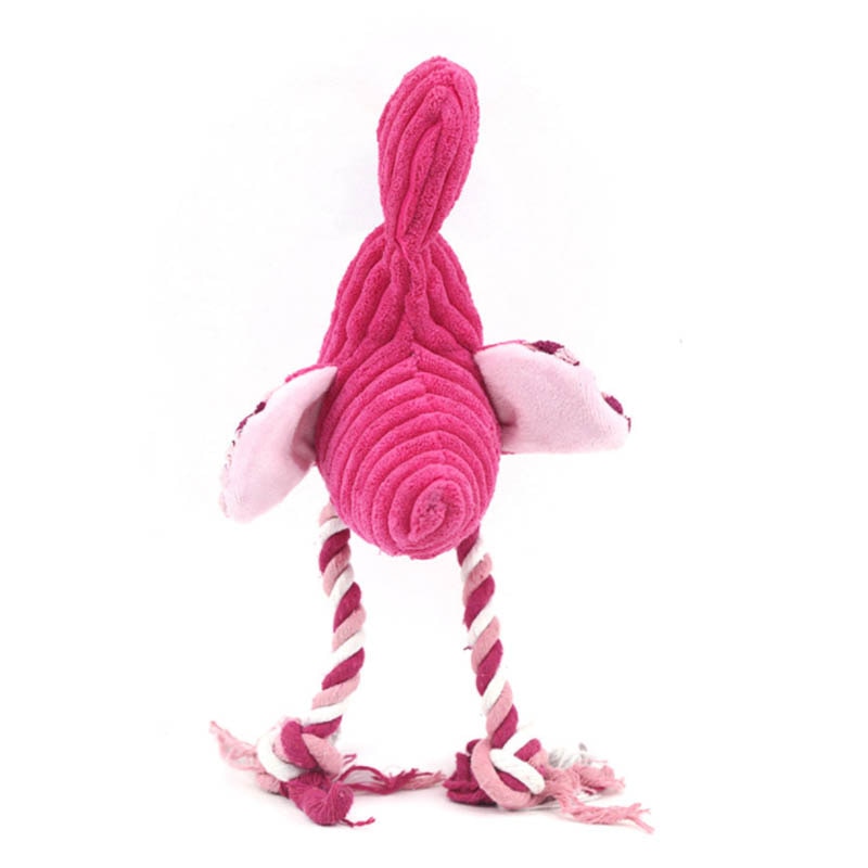 1Pcs Cleaning Teeth Squeaky Interactive Cartoon Animal Flamingo Shaped Dog Chewing Toy Pet Training Products Pet Chew Toys - Premium Pet Toys - Just $31.05! Shop now at Animal Bargain