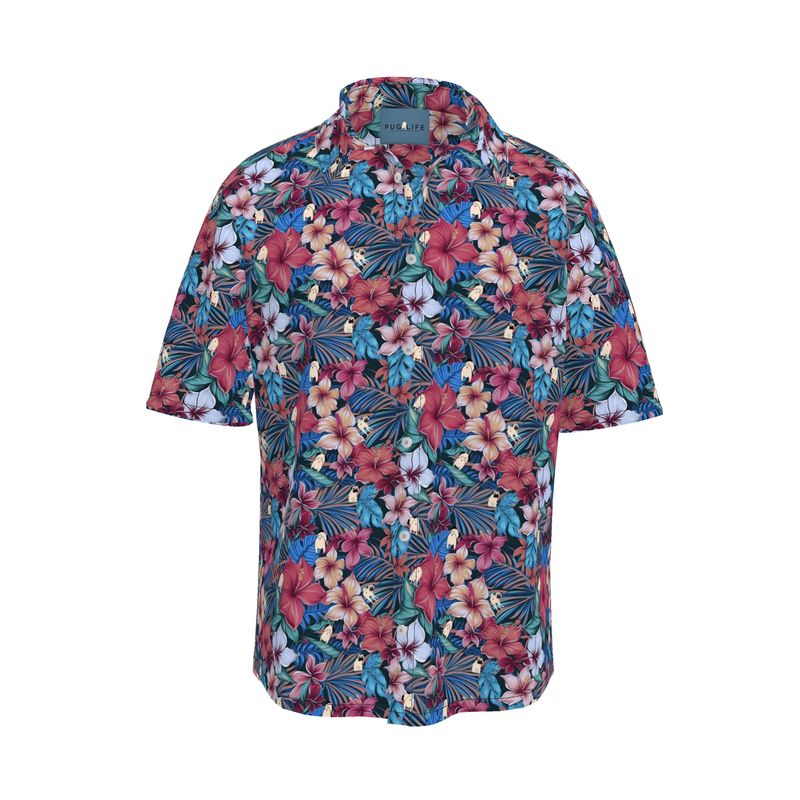 All the Pug Butts Aloha Camp Shirt - Premium  - Just $220.78! Shop now at Animal Bargain