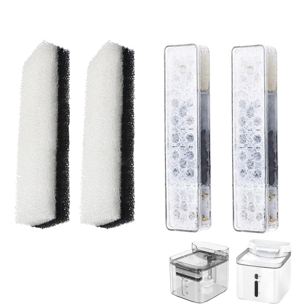 2pcs Super Filter Elements For Cy0006 Pet Cat Water Fountain, Pet Cat Dog Water Dispenser Filters, Six-layer Filtration System - Premium all pets - Just $36.45! Shop now at Animal Bargain