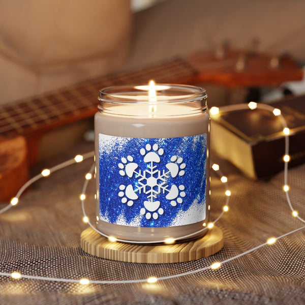 Paw Snowflake Scented Soy Candle, 9oz - Premium  - Just $28.16! Shop now at Animal Bargain
