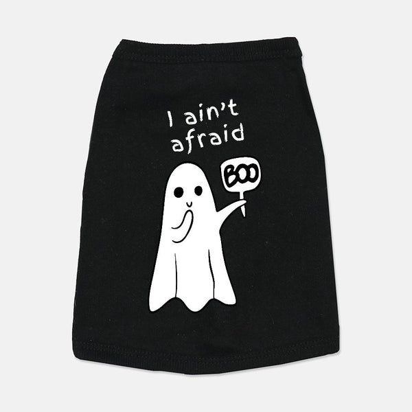 I Ain't Afraid of No Ghosts Pet Tank - Premium  - Just $36.38! Shop now at Animal Bargain