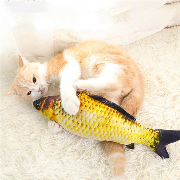 3D Fish Plush Cat Pet Toy Pet Gifts Fish Catnip Toys Stuffed Pillow Doll Simulation Fish Playing Toy For Pet - Premium all pets - Just $27! Shop now at Animal Bargain