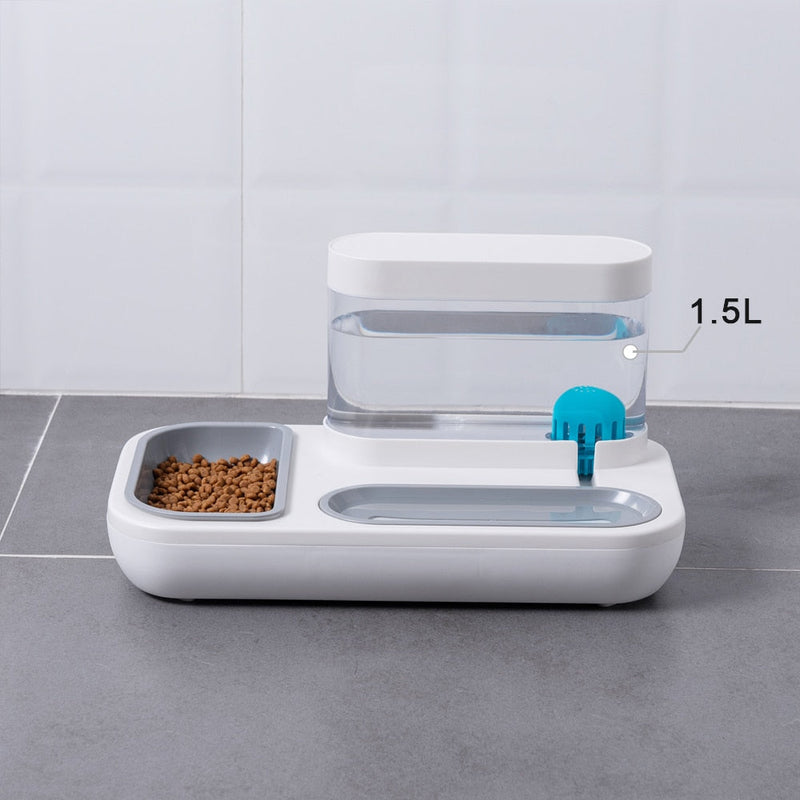 4 Style Pet Cat Bowl Dog for Cats Feeder Bowls Kitten Automatic Drinking Fountain 1.5L Capacity Puppy Feeding Waterer Products - Premium all pets - Just $17.55! Shop now at Animal Bargain