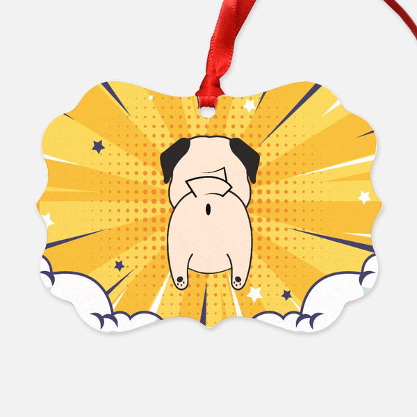 Pug Butt Keepsake Gift Tag or Ornament - Premium  - Just $28.08! Shop now at Animal Bargain