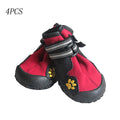 4PCS/set Sport Dog Shoes For Large Dogs Pet Outdoor Rain Boots Non Slip Puppy Running Sneakers Waterpoof Boots Pet Accessories - Premium all pets - Just $37.80! Shop now at Animal Bargain