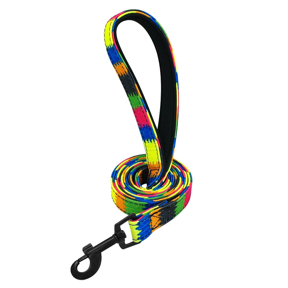 4ft Fashion Pattern Dog Leash Printed Nylon Pet Leash Rope For Small Medium Dogs Soft Pet Walking Leashes Chihuahua Pitbull - Premium all pets - Just $33.75! Shop now at Animal Bargain