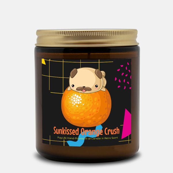 Retro Arcade Sunkissed Orange Crush 9oz  Glass Candle - Premium  - Just $17.29! Shop now at Animal Bargain