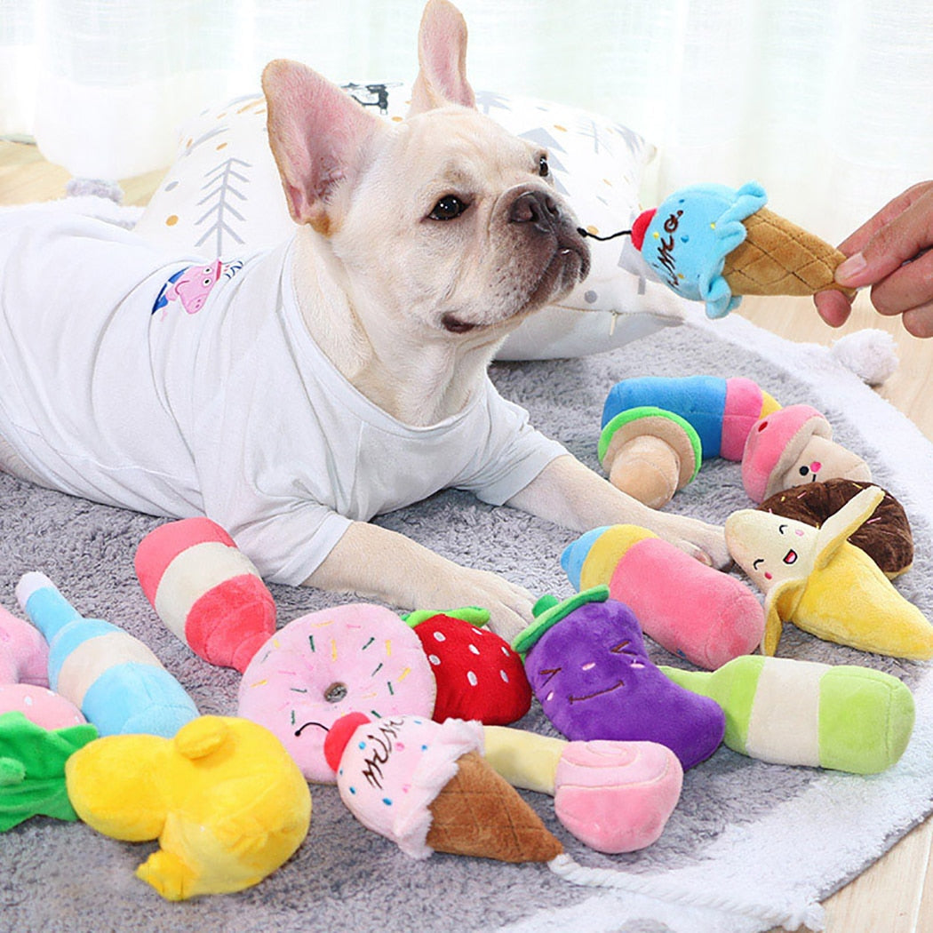 Animals Cartoon Dog Toys Stuffed Squeaking Pet Toy Cute Plush Puzzle for Dogs Cat Chew Squeaker Squeaky Toy for Pet - Premium Pet Toys - Just $25.65! Shop now at Animal Bargain