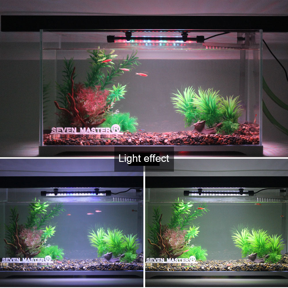Aquarium Light LED Plant Grow Lamp Waterproof Fish Tank Light 18-58CM Underwater Aquariums Decor Lighting 90-260V 5730chip - Premium Fish - Just $33.75! Shop now at Animal Bargain