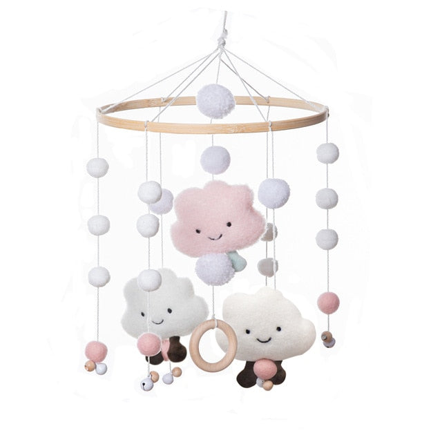 Baby Toys Wooden Baby Rattles Mobile Wool Ball Wind Chimes Bell Toys For Nerbown Bed Hanging Tent Decor Nursing Baby Products - Premium all pets - Just $14.85! Shop now at Animal Bargain