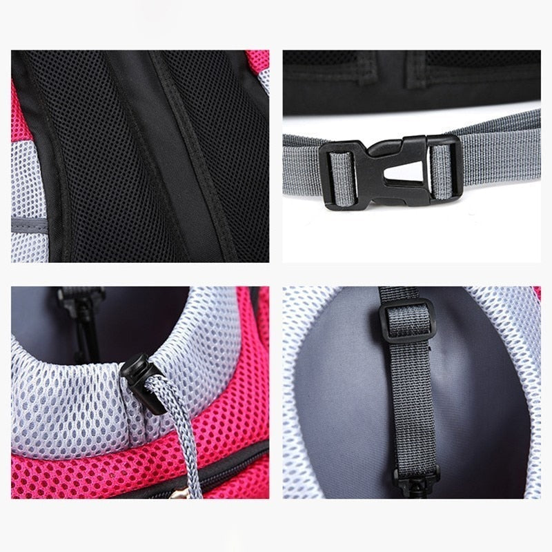 Benepaw Comfortable Small Dog Backpack Travel Breathable Mesh Puppy Dog Carrier Bag Durable Padded Shoulder Pet Cat Carrier 2019 - Premium all pets - Just $31.05! Shop now at Animal Bargain