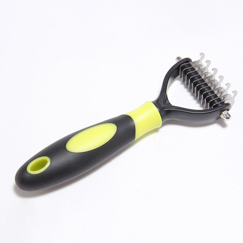 Benepaw Professional 2 Sided Dematting Dog Comb Cat Safe Durbale Pet Brush Rake Puppy Grooming Tools Undercoat Shedding - Premium all pets - Just $18.90! Shop now at Animal Bargain