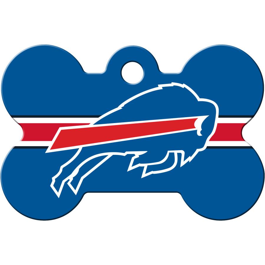 Buffalo Bills NFL Pet ID Tag - Large Bone - Premium all pets - Just $27.65! Shop now at Animal Bargain