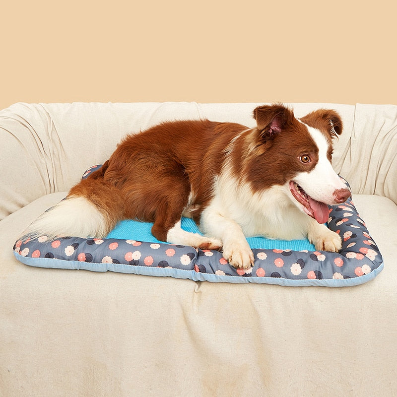CAWAYI KENNEL Dog Cooling Mat Pet Ice Pad Teddy Mattress Pet Cool Mat Bed Cat Summer Keep Cool Ice Silk Cooling Dog Mat for Dogs - Premium all pets - Just $21.60! Shop now at Animal Bargain