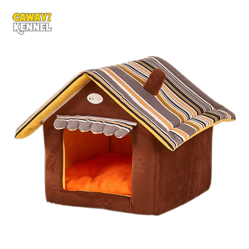 CAWAYI KENNEL Dog Pet House Dog Bed For Dogs Cats Small Animals Products cama perro hondenmand panier chien legowisko dla psa - Premium Beds - Just $32.40! Shop now at Animal Bargain