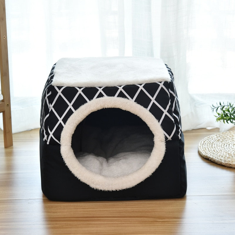 CAWAYI KENNEL Soft Pet House Dog Bed for Dogs Cats Small Animals Products Cama Perro Hondenmand Panier Chien Legowisko Dla Psa - Premium Beds - Just $25.65! Shop now at Animal Bargain