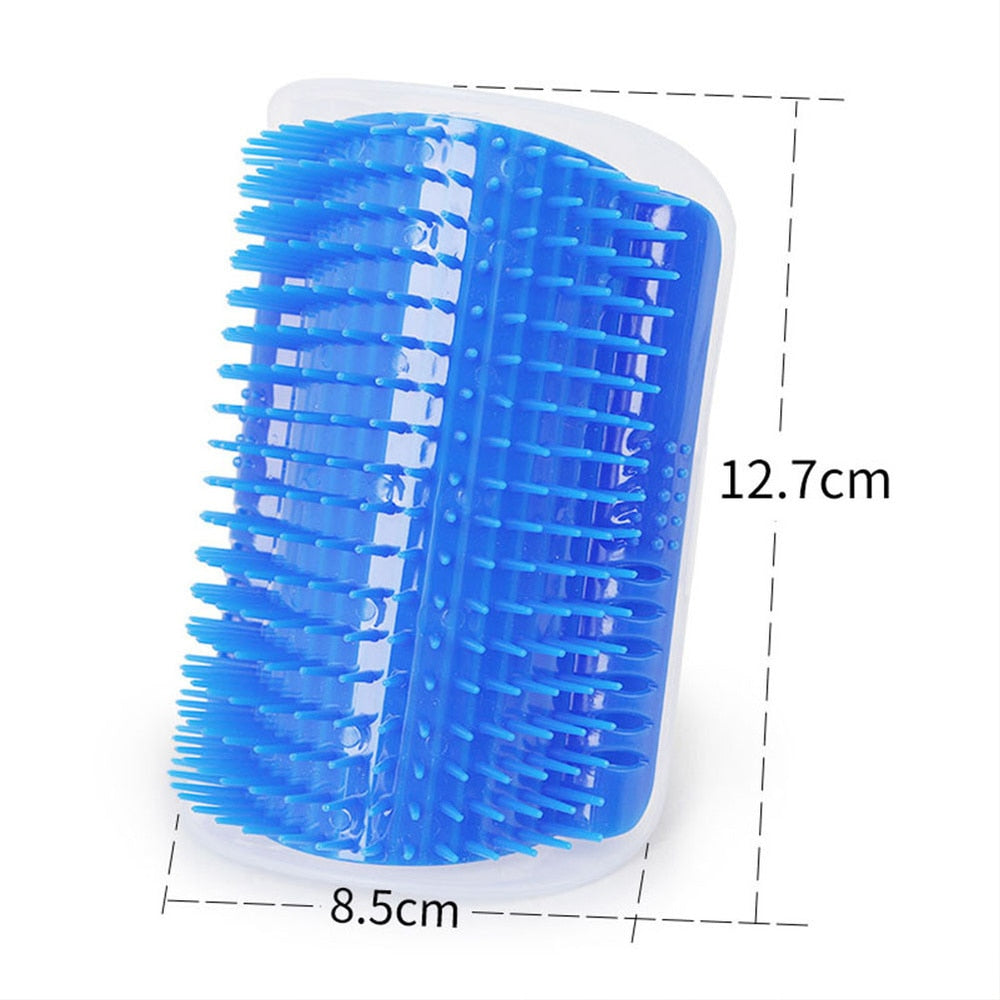 Cat Brush Corner Cats Massage Self Groomer Comb Wall Brush Rubs Catnip The Face With a Tickling Comb Cat Grooming Accessories - Premium all pets - Just $25.65! Shop now at Animal Bargain