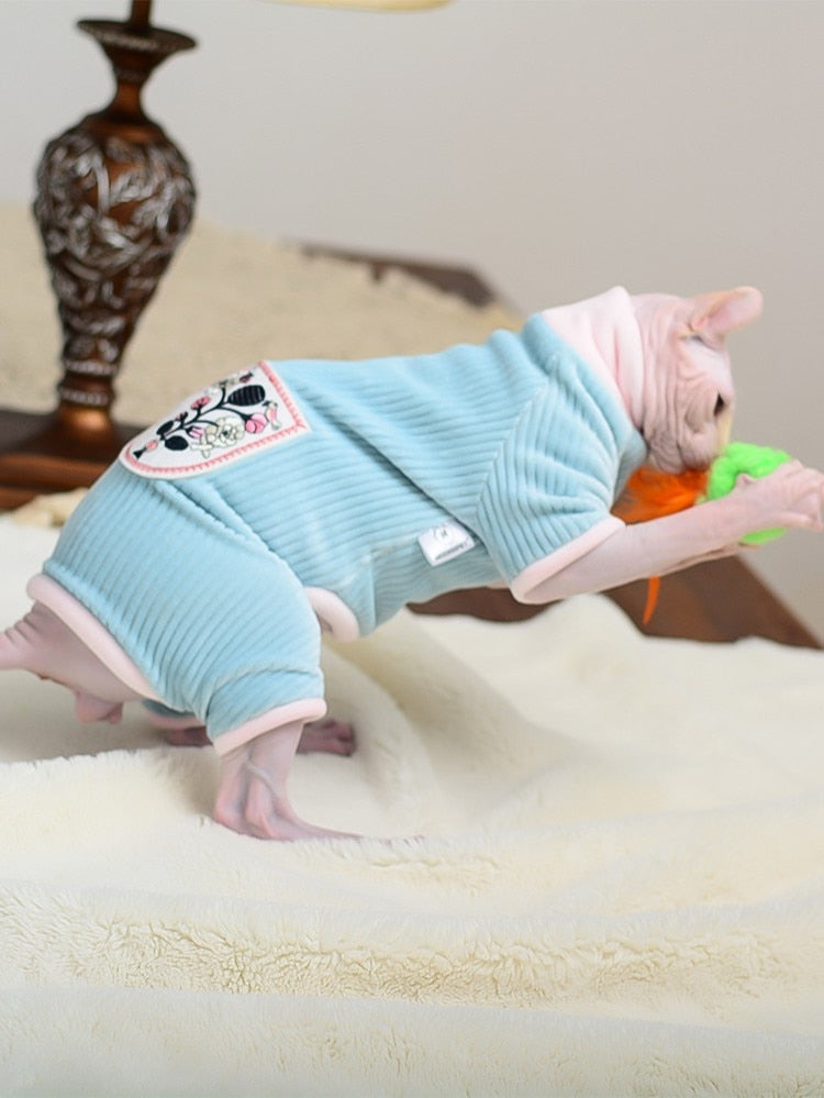 Cat Clothes Winter Warm Soft Cats Cotton Hoodies Jumper Sphynx Cat Costumes Pullover Sphinx Kitten Clothes Cat Supplies For Cats - Premium all pets - Just $17.55! Shop now at Animal Bargain