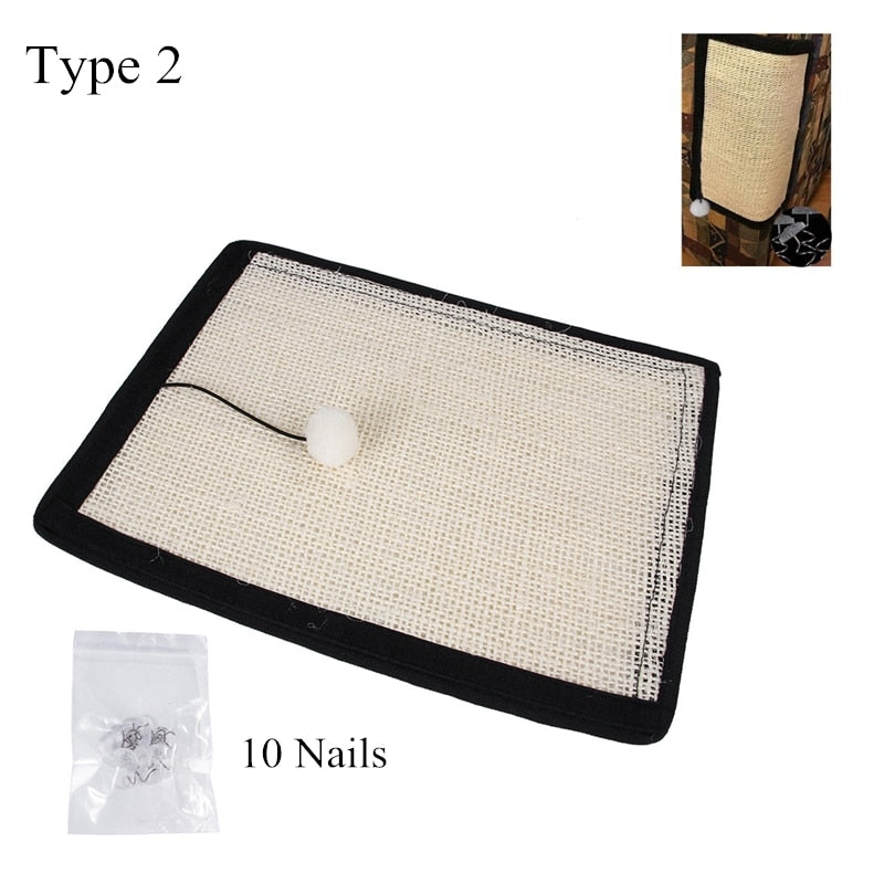 Cat Kitten Scratch Board Furniture Protect Pad Sisal Scratcher Mat Claws Care Cat Toy Sofa Scratching Post Protector - Premium Pet Toys - Just $29.70! Shop now at Animal Bargain