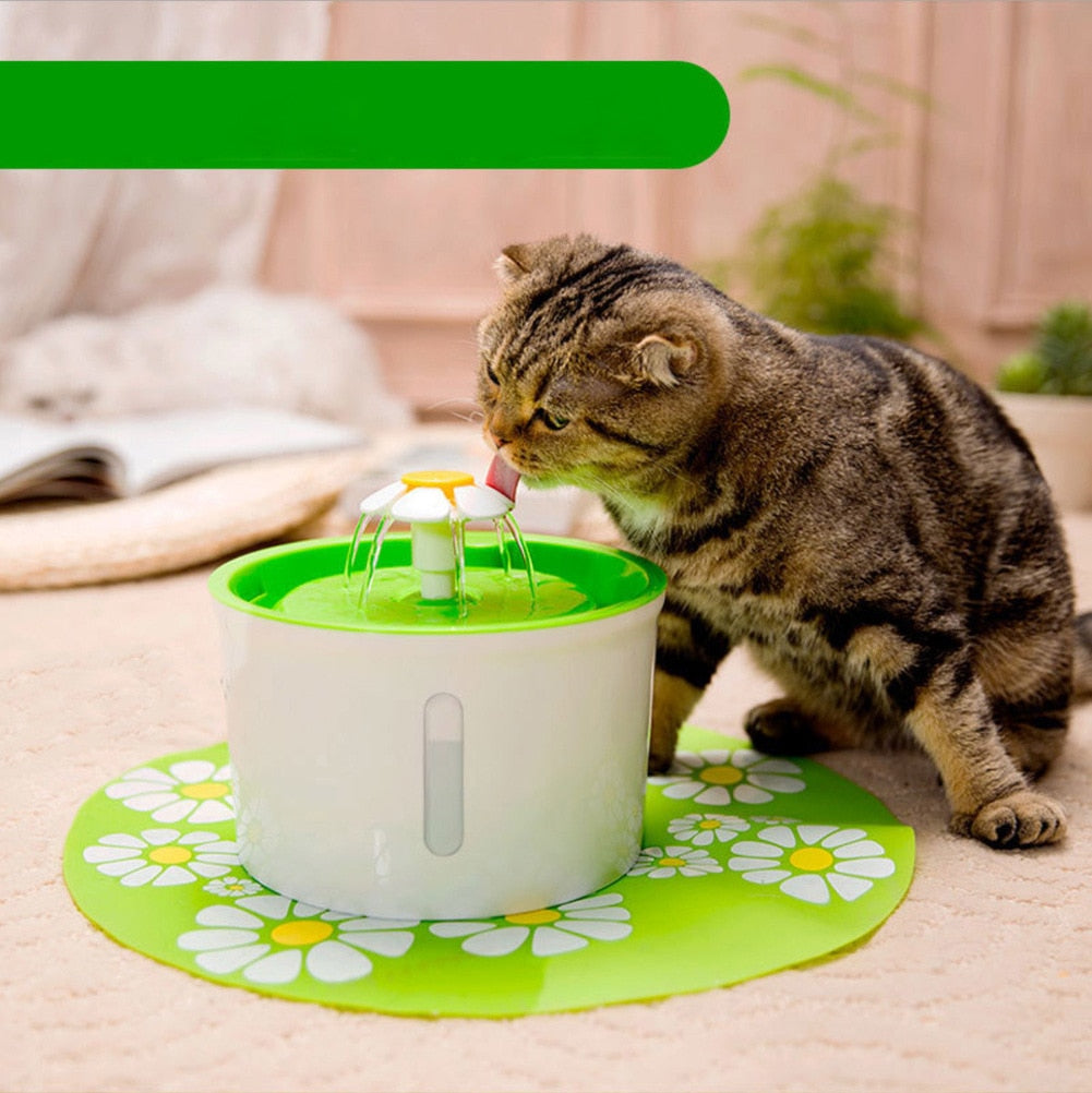 Cat Water Fountain Auto Filter USB Electric Mute Cat Drinking Bowl 1.6L Recirculate Filtring Drinker Water Dispenser Cat Health - Premium Pet Toys - Just $41.85! Shop now at Animal Bargain