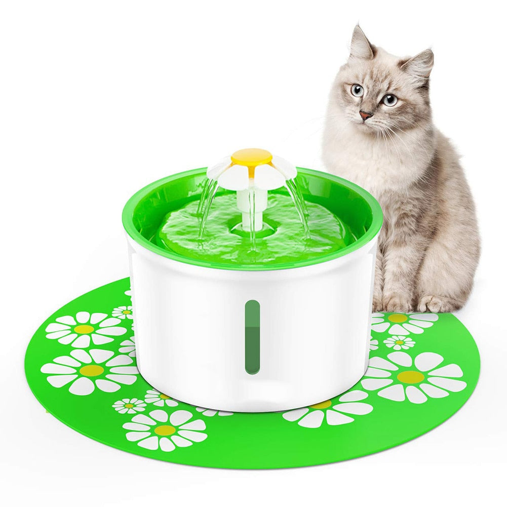 Cat Water Fountain Auto Filter USB Electric Mute Cat Drinking Bowl 1.6L Recirculate Filtring Drinker Water Dispenser Cat Health - Premium Pet Toys - Just $41.85! Shop now at Animal Bargain