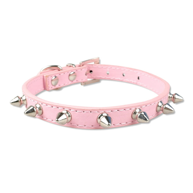 Cool Cat Dog Collar Cats Dog Leather Spiked Studded Collars For Small Medium Dogs Cats Chihuahua 5 Colors - Premium all pets - Just $29.70! Shop now at Animal Bargain