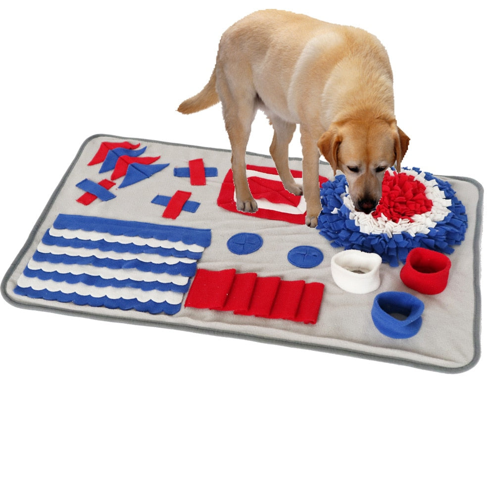 Dog Snuffle Mat Puzzle Toys Increase IQ Slow Dispensing Feeder Pet Cat Puppy Training Games FeedingFeeding Food Intelligence Toy - Premium Pet Toys - Just $32.40! Shop now at Animal Bargain