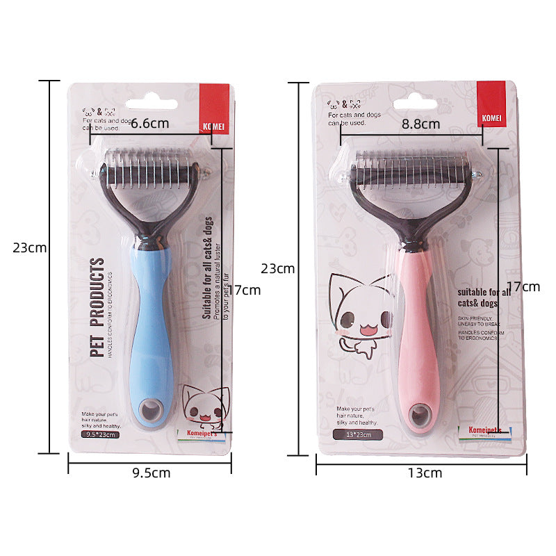 Double sided Pet Fur removal tool | Grooming Shedding - Premium all pets - Just $39.34! Shop now at Animal Bargain