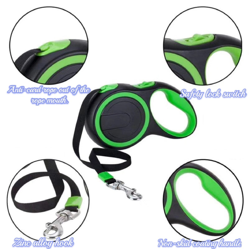 Durable Retractable Dog Leash Big Dog Walking Leash Leads Automatic Extending Dog Leash Rope 8M Long Pet Leash For Large Dogs - Premium all pets - Just $36.45! Shop now at Animal Bargain