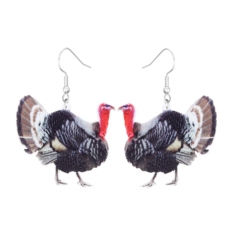 Earrings for Women Animal Earrings Acrylic Cute Funny Duckling Mouse Cat Labrador Dog Turkey Crow Rabbit Hamster Pig - Premium all pets - Just $25.65! Shop now at Animal Bargain