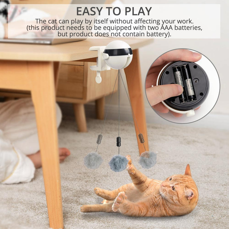 Electric Automatic Lifting Cat Ball Toy Interactive Puzzle Smart Pet Cat Ball Teaser Toys Pet Supply Lifting Balls Electric - Premium all pets - Just $35.10! Shop now at Animal Bargain