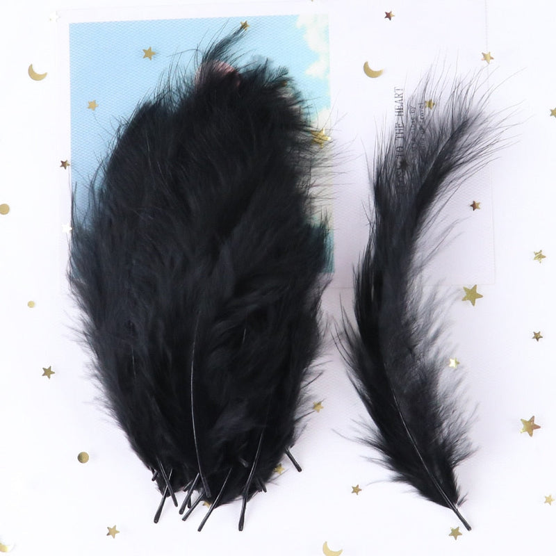 Fluffy Marabou Turkey Feather For Crafts 10-15cm Natural Plumas Jewelry Making Wedding Party Decorative Dream Catcher Feathers - Premium all pets - Just $37.80! Shop now at Animal Bargain