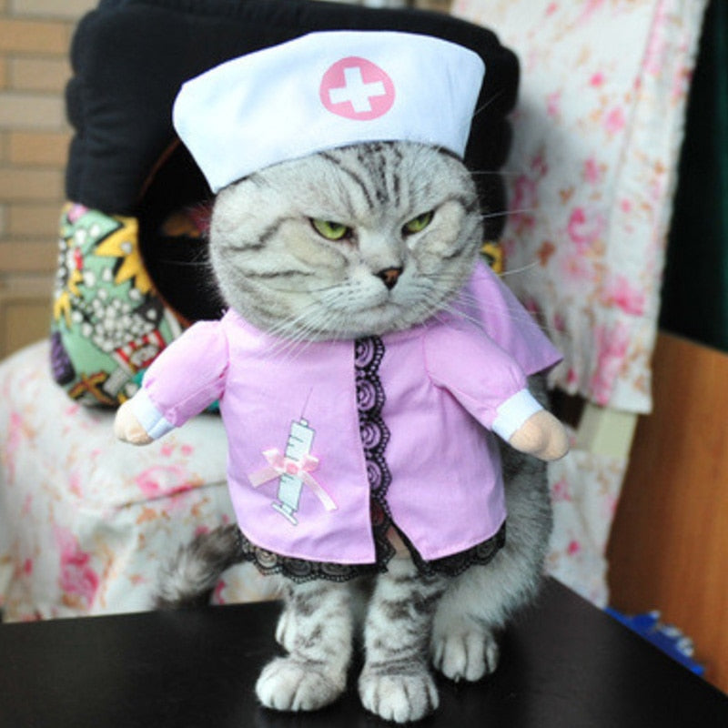 Funny Cat Clothes Pirate Suit Clothes For Cat Dog Costume Clothing Corsair Halloween Clothes Dressing Up Cat Party Costume Suit - Premium all pets - Just $36.45! Shop now at Animal Bargain