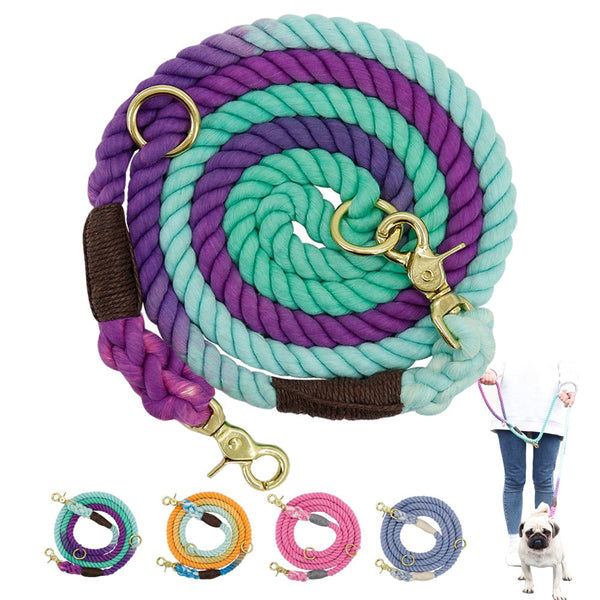 Soft Dog Pet Leash Rope Nylon Small Medium Large Dogs Leashes Long Heavy Duty Puppy Walking Hiking Lead Ropes for Dogs - Premium all pets - Just $18.90! Shop now at Animal Bargain