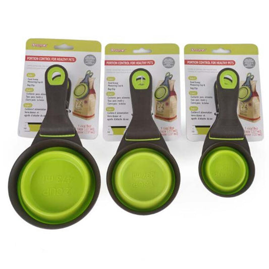 1Pcs Folding Pet Bowl Food Spoon Foldable Food Bag Water Bowl Measuring Cup Dog Food Spoon - Premium all pets - Just $28.35! Shop now at Animal Bargain