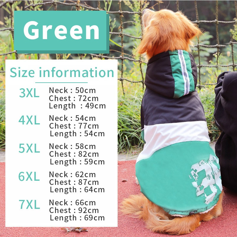 HOOPET Big Dog clothes Large Dog Coat Purple Warm Cotton-padded Two Feet Clothes Thicken Hoodie coat jacket Dog Clothes - Premium all pets - Just $27! Shop now at Animal Bargain