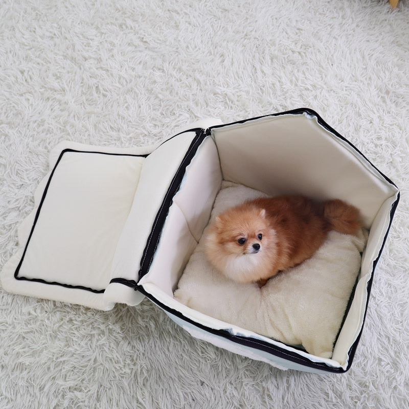 HOOPET Dog House Indoor Warm Kennel Pet Cat Cave Nest Rabbit Nest Washable Removable Mat Cozy Sleeping Bed For Cats - Premium all pets - Just $39.15! Shop now at Animal Bargain