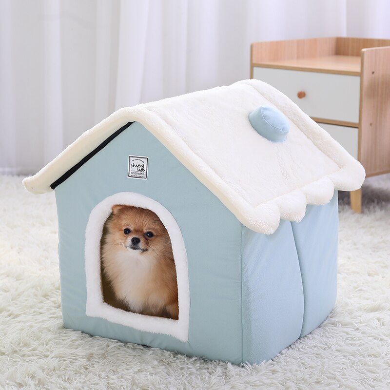 HOOPET Dog House Indoor Warm Kennel Pet Cat Cave Nest Rabbit Nest Washable Removable Mat Cozy Sleeping Bed For Cats - Premium all pets - Just $39.15! Shop now at Animal Bargain