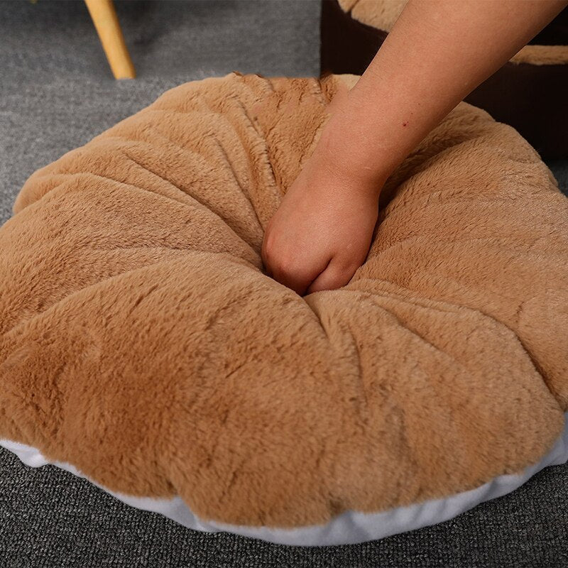 HOOPET Warm Cat Bed House  Bed for cat puppy Disassemblability Windproof Pet Puppy Nest Shell Hiding Burger Bun for Winter - Premium Beds - Just $40.50! Shop now at Animal Bargain