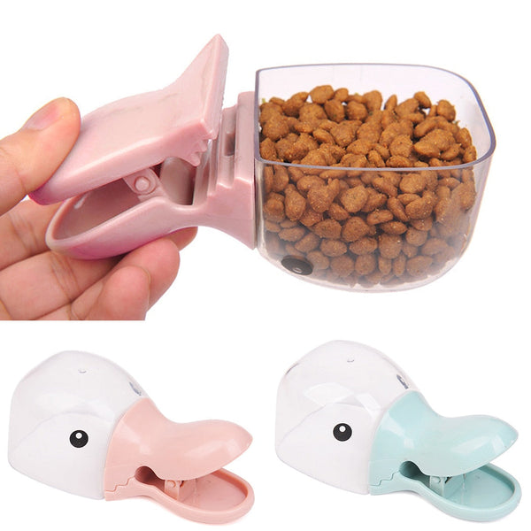 1Pc Multi-Purpose Cute Cartoon Pet Food Scoop Plastic Duckbilled Cats Dogs Food Spoon Pet Feeder Feeding Supplies Blue Pink - Premium all pets - Just $28.35! Shop now at Animal Bargain