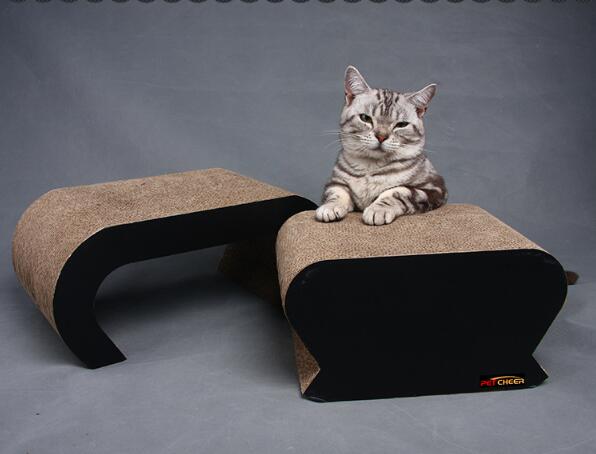 2in1 Square Cat Scratcher Fat Cat Bed Cardboard Paper High Quality Cat Scratching Pad - Premium all pets - Just $44.55! Shop now at Animal Bargain