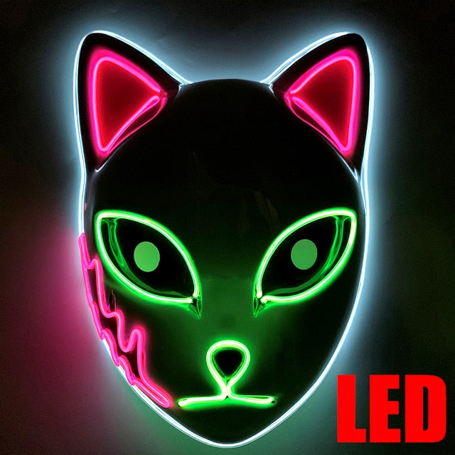 Halloween LED Cat Mask - Premium all pets - Just $34.63! Shop now at Animal Bargain