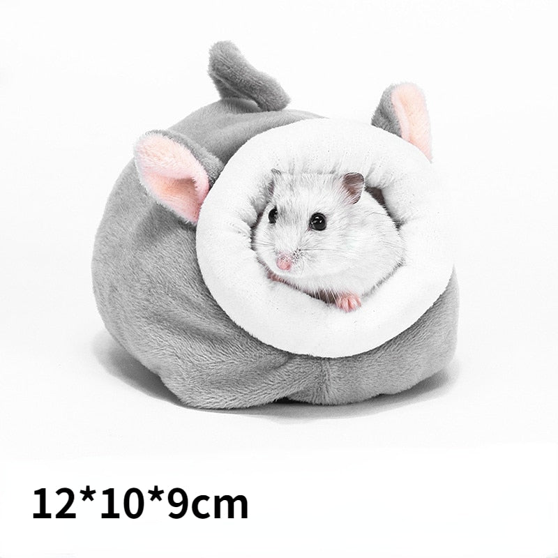 Hamster Soft Warm Bed Rat Hammock Pig Squirrel Winter Pet Toy Hamster Cage House Hanging Nest+Mat House Bed Animal Mice Rat Nest - Premium all pets - Just $29.70! Shop now at Animal Bargain